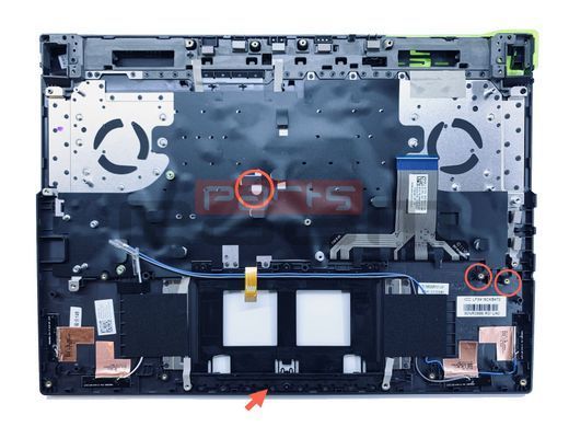 Топкейс ноутбука / верхняя панель и клавиатура для ноутбука Asus ROG Strix G15 G513RM (90NR0886-R31UA0) Оригинал от Asus