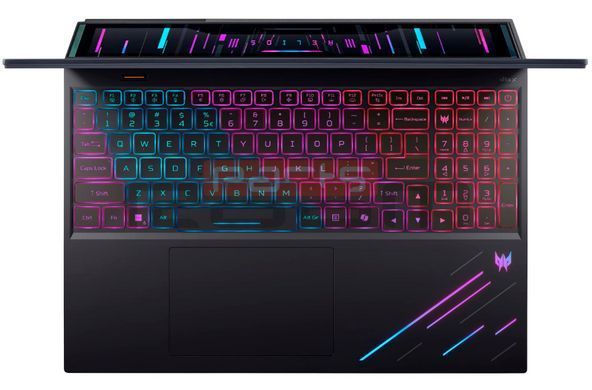 Верхняя часть корпуса с клавиатурой (топкейс) для ноутбука Acer Predator Helios 16 AI PH16-73 [RGB 4-zone ver.] (6BQW0N7028) Оригинал