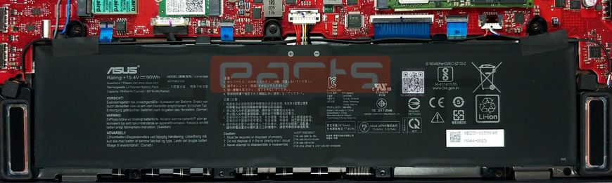 Батарея аккумулятор для ноутбука ASUS GA551QS, GX550LWS, GX550LXS, GX551QM, GX551QS, GX551QR C41N1906-3, 0B200-03590000, 0B200-03590100, 0B200-03590200