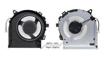 Вентилятор Lenovo кулер [GPU Fan 12V] для моделей ноутбука Legion 5 16IRX9 (83DG) [DFSCL12E16486C] Original