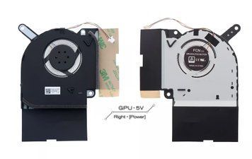 Вентилятор Asus кулер [СPU Fan] для моделей ноутбука ROG Strix G512LU, G531GU, G531GW, G731GU, G731GV, G731GW (13NR01I0P02111) DFS5K12115491L, DFS5K12115491L