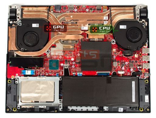Вентилятор Asus кулер [СPU Fan] для моделей ноутбука ROG Strix G512LU, G531GU, G531GW, G731GU, G731GV, G731GW (13NR01I0P02111) DFS5K12115491L, DFS5K12115491L