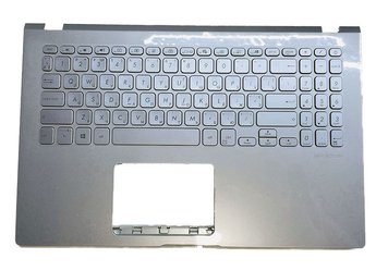 Топкейс ноутбука / верхняя панель и клавиатура для ноутбука Asus X509 F509, X509FJ, X509UB (90NB0MZ1-R32UA0) Silver Оригинал от Asus