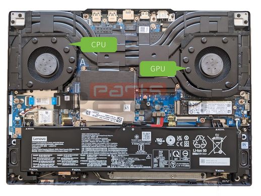 Вентилятор Lenovo (GPU fan) кулер для моделей ноутбука Legion Slim 5 16APH8 82Y9, 5 16IRH8 82YA (DFSCL12E064861) Оригинал от Lenovo