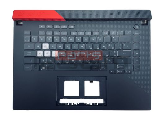 Топкейс ноутбука / верхня панель і клавіатура для ноутбука Asus ROG Strix G15 G513QY (90NR06X4-R31UA0) Оригінал від Asus, Верхня панель