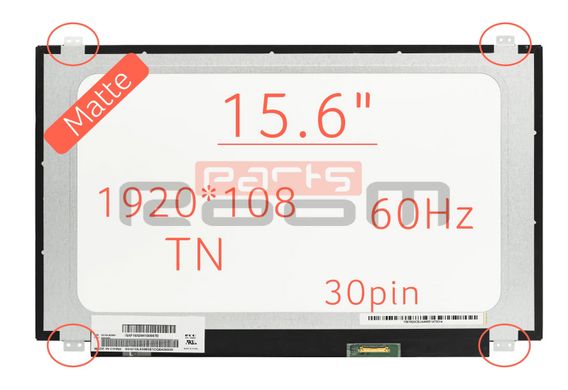 Матрица B156HTN03.8 (экран) для ноутбука Acer aspire ES1-531, ES1-533, ES1-571, ES1-572, E5-552G, E5-553, E5-553G, E5-572G, E5-573G, E5-574G, E5-575G, E5-576, E5-576G, F5-571, F5-571G, F5-572, F5-572G, F5-573, F5-573G, A315-21, A315-31, A315-51, A315-52,