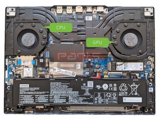 Вентилятор Lenovo (CPU fan) кулер для моделей ноутбука Legion Slim 5 16APH8 82Y9, 5 16IRH8 82YA (DFSCM227163921) Оригинал от Lenovo