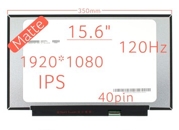 Матрица NV156FHM-N4U (экран) для ноутбука 15.6" IPS 120Hz (1920×1080, матовая, 40pin