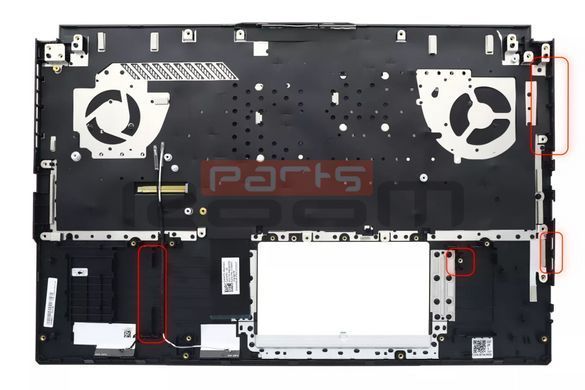 Верхняя часть корпуса с клавиатурой (топкейс) для ноутбука Asus TUF Gaming F17 FA707, FX707 (90NR08V1-R32UA0) Оригинал от Asus