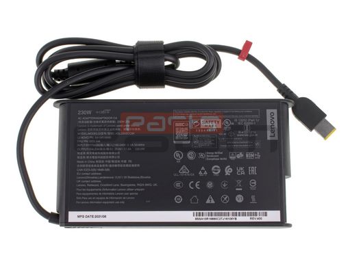 Блок питания (зарядка) для ноутбука Lenovo 230W (20V 11.5А плоский разъем) ADL230SLC3A Оригинал