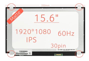 Матрица N156HCA-EAB (экран) для ноутбука 15.6" IPS 60Hz (1920×1080, матовая, 30pin, Slim, narrow border 350mm) 250 cd/m2, 89/89/89/89, 700:1