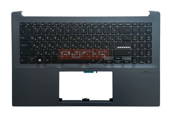 Верхняя часть корпуса с клавиатурой (топкейс) для ноутбука Asus Vivobook Pro 15 M3500Q, K3500P, X3500P [Fingerprint Ver.] (90NB0UT2-R31UA0) Оригинал от Asus
