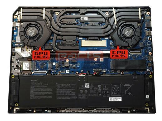 Вентилятор Asus кулер СPU Fan для моделей ноутбука TUF Gaming A16 FA608UH, FA608UP, FA608UM, FA608PM, FA608WI, FA608WV 13NR0K90P01021, 13NR0K90P01011, B8210ASHSF2401TN