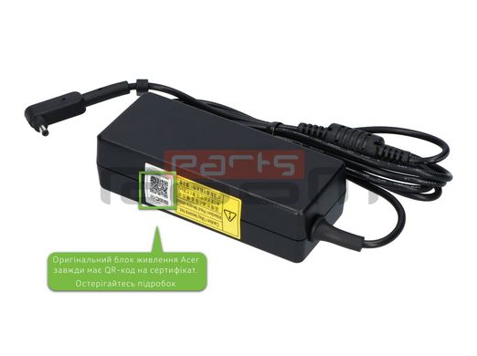 Блок питания (зарядка) для ноутбука Acer Delta ADP-45FE F 45W (19V 2,37А 3,0*1,1мм) KP.04501.017 Оригинал