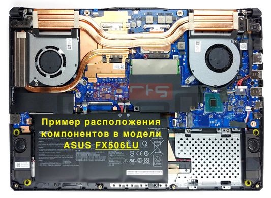 Вентилятор Asus кулер для моделей ноутбука TUF Gaming FX505, FX506, FA506, FX705, FA706, FX706, FX505, FX565, FX566, FX705, FX706, FX765, FX766 (CPU Fan) 13NR00S0M09011, 5V, 4pin