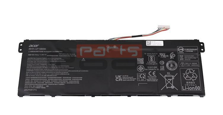 Батарея / AP19B5K / аккумулятор для ноутбука Acer Aspire A315-55, A315-56, A315-57, A315-58, A315-59, Extensa EX215-53 3550mAh (KT.00305.011) Оригинал от Acer
