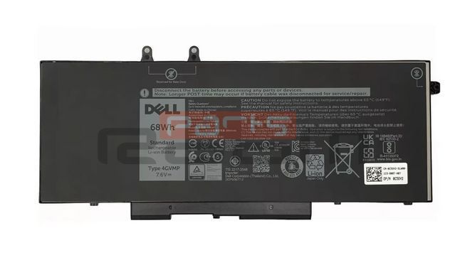 Батарея / 4GVMP / аккумулятор для ноутбука Dell Latitude 5400, 5500, Inspiron 7590, 7591, 7791 [68Wh] (09JRYT/0C5GV2) Оригинал от Dell
