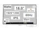 Матрица B160UAN03.0 (экран) для ноутбука 16.0" (IPS / 60Hz / 1920&times;1200 / матовая / 30pin (0.5mm) / Slim 3мм / 250nit / 1000:1 / 45% NTSC / 89&deg;.89&deg;.89&deg;.89&deg;) Оригинал