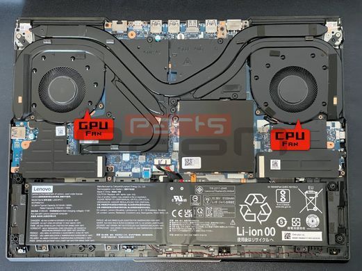 Вентилятор Lenovo кулер [CPU Fan 10V] для моделей ноутбука Legion 5 Pro 16ACH6H (82JQ) (DFSAL12E064860) Original