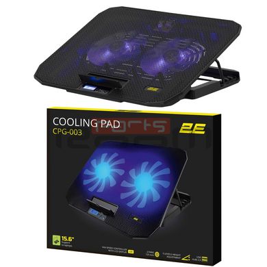 Охлаждающая подставка для ноутбука 2E GAMING CPG-003 (15.6", 2xUSB-A, Blue LED)