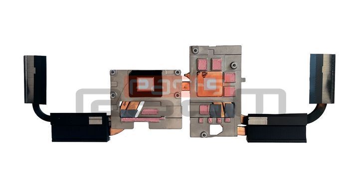 Термоблок / радиатор для ноутбука Acer Nitro 5 AN515-46, AN515-47 [GTX 1650/RTX 3050/3050 Ti Ver.] (AT3T20050M0/24.QGYN2.002) Оригинал