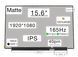 Матрица B156HAN12.H (экран) для ноутбука 15.6" (IPS / 165Hz G-Sync+FreeSync / 1920&times;1080 / матовая / 40pin (0.5mm) / Slim 2.6мм / 300nit / 1000:1 / 100% sRGB / 85&deg;.85&deg;.85&deg;.85&deg;) Оригинал