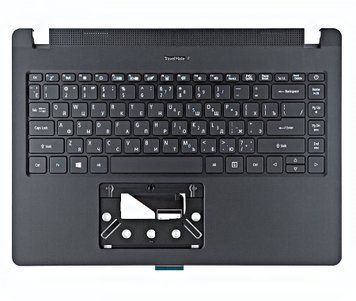 Верхняя часть корпуса с клавиатурой (топкейс) для ноутбука Acer TravelMate TMP214-41, TMP214-52, TMP214-53 (6B.VLMN7.032) Оригинал от Acer