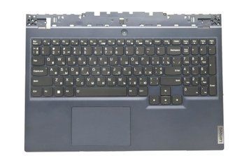 Корпус ноутбука / верхняя панель с клавиатурой от ноутбука Lenovo Legion 5-15ITH6 (82JK) [RGB ver.] (5CB1D10928) Оригинал от Lenovo