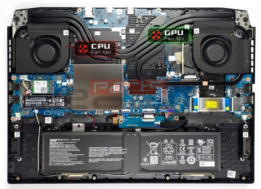Вентилятор Acer кулер [GPU Fan] для моделей ноутбука Nitro 5 AN517-42, AN517-43, AN515-46, AN515-47, AN515-58, AN517-55 DFSCK22D05883M, EG75091S1-C070-S9A, NS8CC19