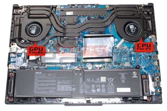 Вентилятор Asus кулер [СPU Fan 5V] для моделей ноутбука TUF Gaming A16 FA617XT, FA617NS, FA617XS, FA617NT, FA617NSR, FA617NTR 13NR0EQ0M02021, 13NR0EQ0M02011, BAPA0909R5HY012