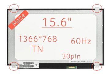 Матрица NT156WHM-N42 (экран) для ноутбука 15.6" TN 60Hz (1366×768, матовая, 30pin, Slim, крепления сверху/снизу) 220 cd/m2, 45/45/20/40, 400:1 , Slim, 15.6", 1366x768, 30pin, Матовая, 60Hz