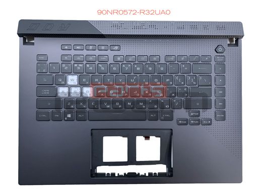 Топкейс ноутбука / верхняя панель и клавиатура для ноутбука Asus ROG Strix G15 G513IM (90NR0572-R32UA0) Оригинал от Asus