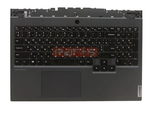 Корпус ноутбука / верхняя панель с клавиатурой от ноутбука Lenovo Legion 5 15ARH05 82B5 (5CB0Z27694) Оригинал от Lenovo