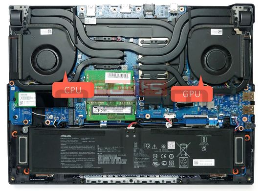 Вентилятор Asus (GPU fan 5V) кулер для моделей ноутбука ROG Strix G513, G533, G713, G733 (13NR0510P02011) Оригинал от Asus