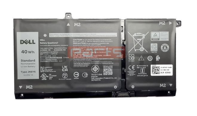 Батарея / JK6Y6 / аккумулятор для ноутбука Dell Latitude 3120, 3410, 3510, Vostro 5300, 5301, 5401, 5402, 5501, 5502 [40Wh] (0JK6Y6, 0CF5RH, 05NDNH, 0K3N6W, 0C5KG6) Оригинал от Dell