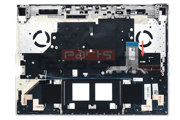 Топкейс ноутбука / верхняя панель и клавиатура для ноутбука Asus ROG Strix G533ZX, G533ZM, G533ZS, G533ZW (90NR08E2-R31UA0) Оригинал от Asus