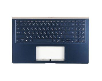 Топкейс ноутбука / верхняя панель и клавиатура для ноутбука Asus ZenBook 15 UX534FA, UX534FAC, UX534FT (90NB0NK1-R30UA0) Оригинал от Asus