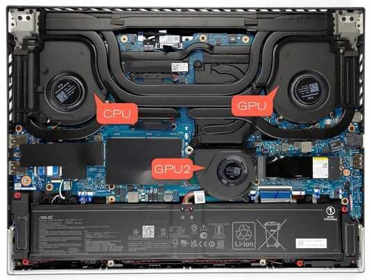 Купить Вентилятор Asus кулер [GPU Fan 12V] для моделей ноутбука
