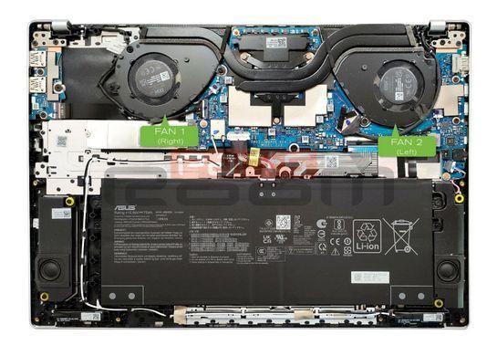 Вентилятор кулер для моделей ноутбука Asus Vivobook S14 M5406NA, M5406KA, Vivobook S16 S5606MA, S5606CA [2 Fan] 13NB1490M01011 BAPA0905R5HY010
