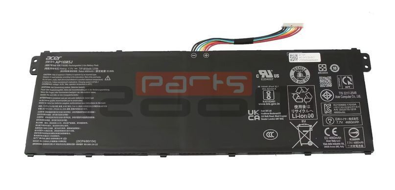 Батарея / AP16M5J / аккумулятор для ноутбука Acer Aspire A315-55, A315-56, A315-57, A315-58, A315-59, Extensa EX215-53 [37Wh] (KT00205006) Оригинал от Acer