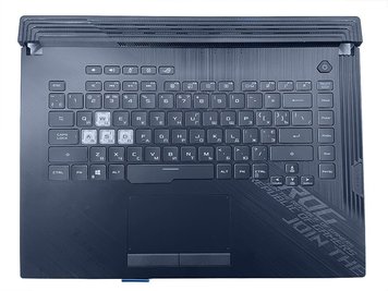 Топкейс ноутбука / верхняя панель и клавиатура для ноутбука Asus ROG Strix G15 G512LI, G512LWS (90NR0341-R32UA0) Оригинал от Asus