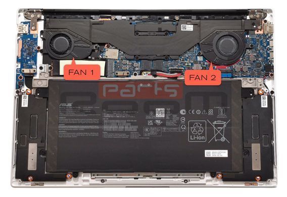 Вентилятор Asus кулер [Fan 1] для моделей ноутбука Zenbook S 16 UM5606KA, UM5606WA 13NB13M0M02011, 6033B0136701, ND55C1H-23L13