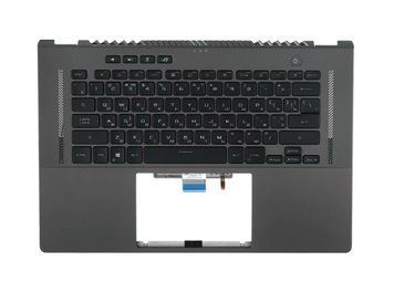 Верхняя часть корпуса с клавиатурой (топкейс) для ноутбука Asus ROG Zephyrus G15 GA503QM, GA503QS, GA503QR, GA503QC (90NR04J2-R31UA1) Оригинал от Asus