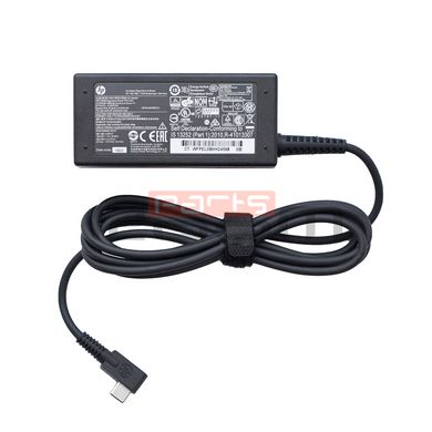 Оригинальный блок питания для ноутбука HP USB-C 45W (15V/3A, 12V/3A, 5V/2A), USB3.1/Type-C/USB-C,