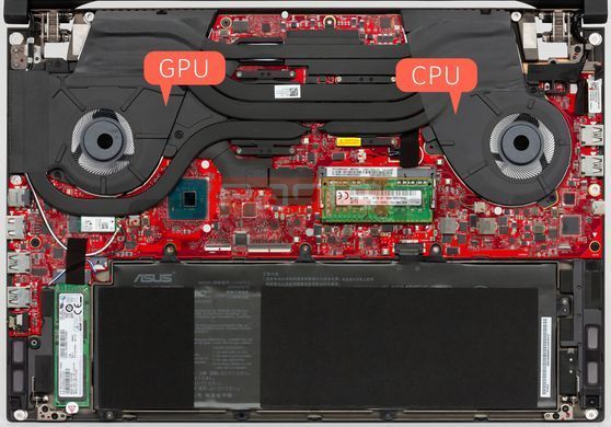 Вентилятор Asus кулер для моделей ноутбука ROG Zephyrus GX501GI, GX501V, GX501VSK (13NR00A0P01011)