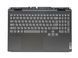 Топкейс ноутбука / верхняя панель с клавиатурой от ноутбука Lenovo IdeaPad Gaming 3 15IAH7 (82S9), 3 15ARH7 (82SB) 5CB1H30559, 5CB1H89878