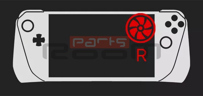 Вентилятор кулер [Right Fan] для игровой консоли Asus ROG Ally RC71L (13NR0GY0M02012) DFS150705B10T