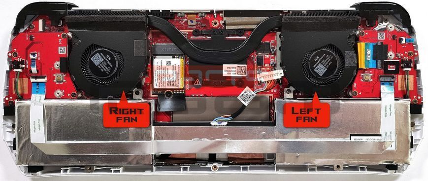 Вентилятор кулер [Right Fan] для игровой консоли Asus ROG Ally RC71L (13NR0GY0M02012) DFS150705B10T