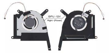 Вентилятор Asus кулер [GPU Fan 12V] для моделей ноутбука TUF Gaming A16 FA617XT, FA617NS, FA617XS, FA617NT, FA617NSR, FA617NTR (13NR0EW0T01011, 13NR0EW0M03011) Original