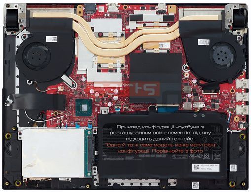 Топкейс ноутбука / верхняя панель и клавиатура для ноутбука Asus ROG Strix G531GT (90NR01L3-R31UA0) Оригинал от Asus